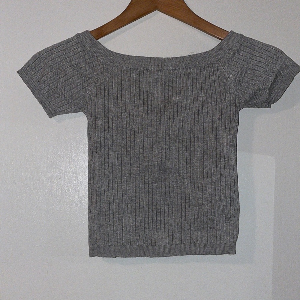 Off the shoulder crop top